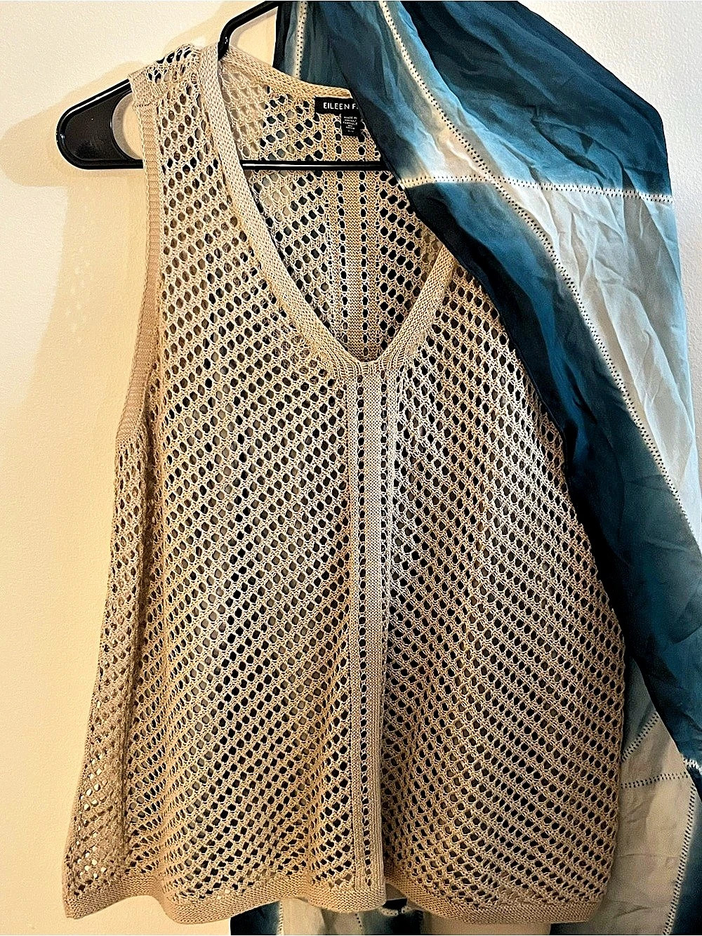 Set of 3 Eileen Fisher S/P - 2 Tank Tops, 1 Scarf Like New!
